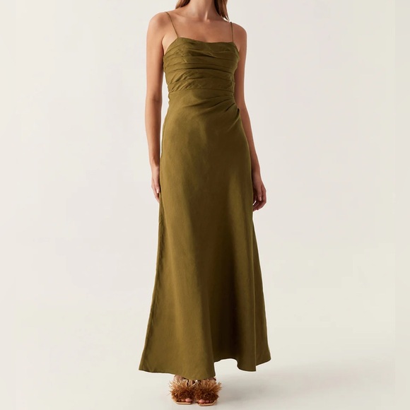 Aje Dresses & Skirts - NWT Aje Clarice Draped Maxi Dress